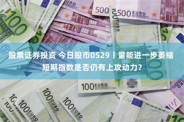 股票证券投资 今日股市0529丨量能进一步萎缩 短期指数是否仍有上攻动力？