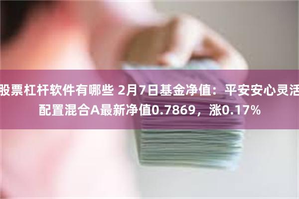 股票杠杆软件有哪些 2月7日基金净值：平安安心灵活配置混合A最新净值0.7869，涨0.17%